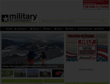Tablet Screenshot of militaryingermany.com